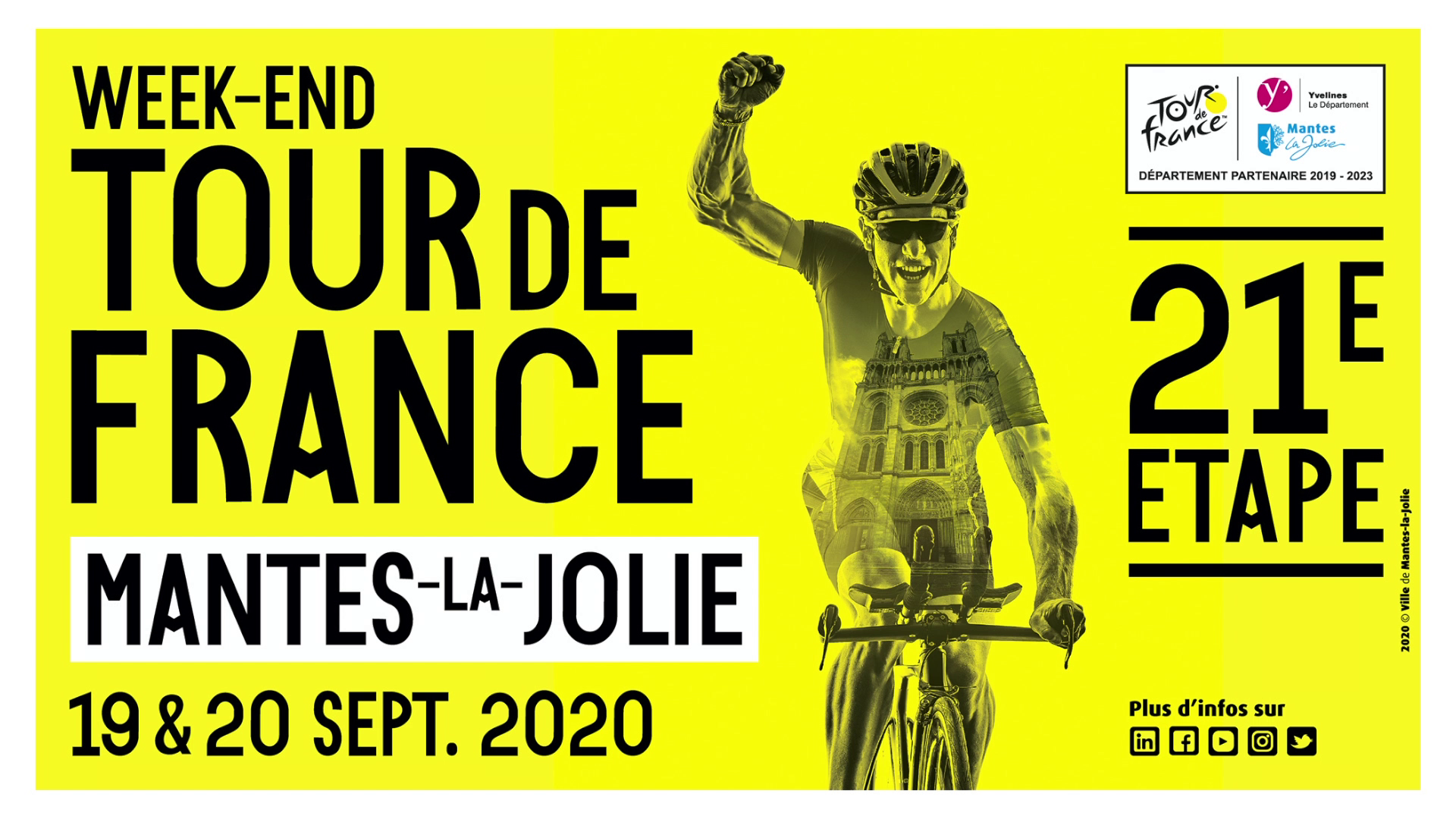 Tour de France à Mantes la Jolie