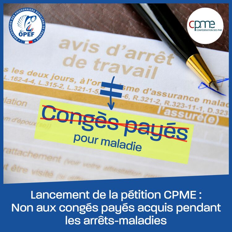 Lancement de la pétition CPME/Soutien de l'OPEF 